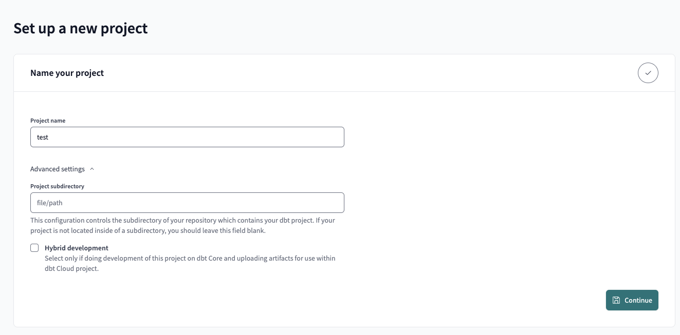 Hybrid project new project
