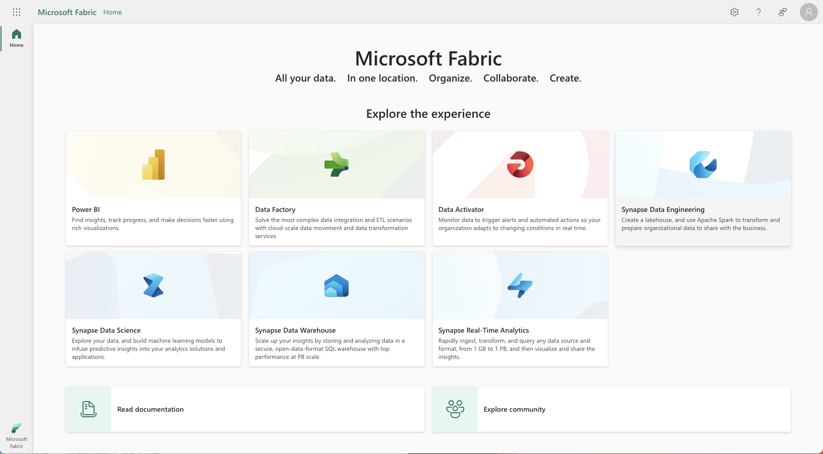 Example of the Synapse Data Warehouse tile Example of the Synapse Data Warehouse tile